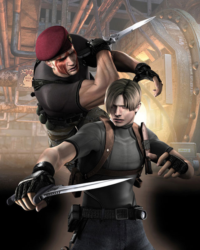 Krauser & Leon Art from Resident Evil 4
