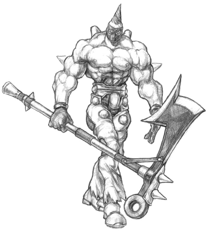 Astaroth Concept Sketch from Soulcalibur