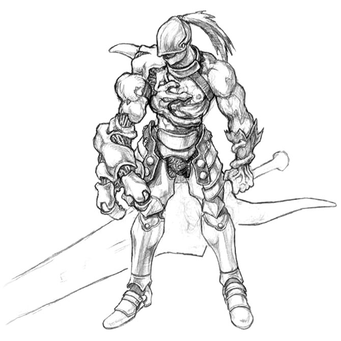 Nightmare Sketch from Soulcalibur