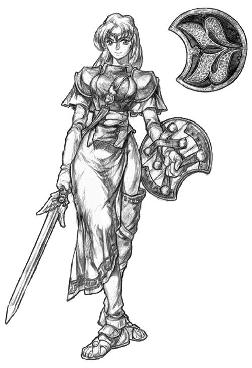 Sophitia Sketch from Soulcalibur