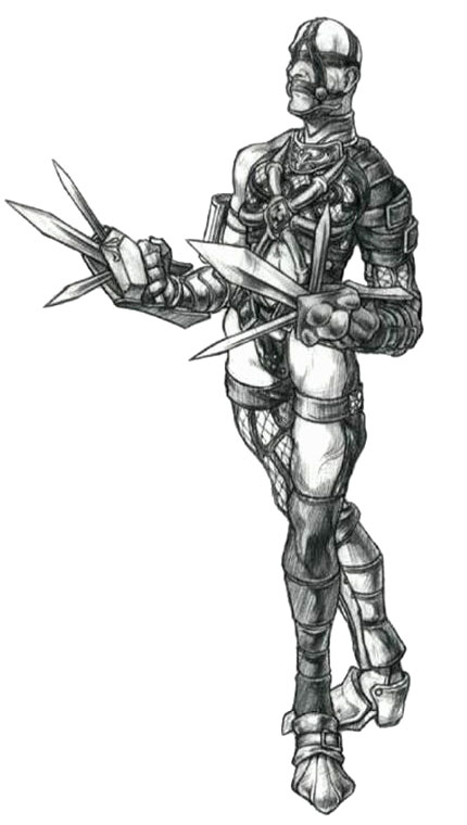 Voldo Sketch from Soulcalibur