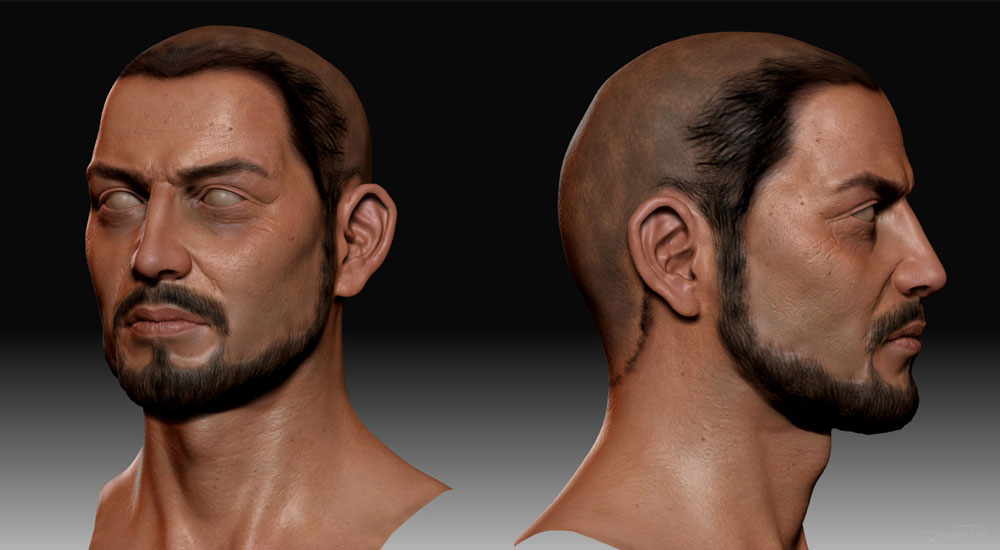 Atoq Navarro Head Art from Uncharted: Drake's Fortune
