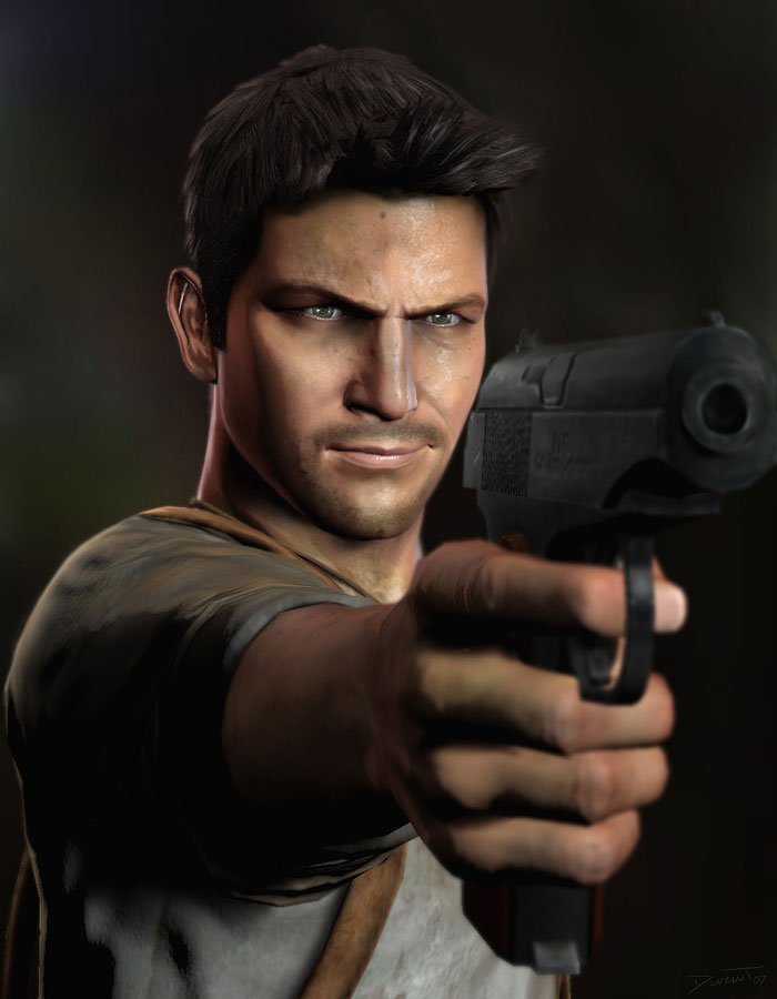 Nathan Drake Art from Uncharted: Drake's Fortune