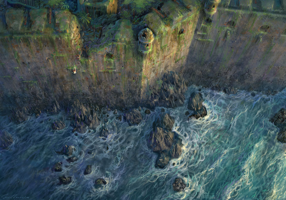 Fortress Cliff Art from Uncharted: Drake's Fortune