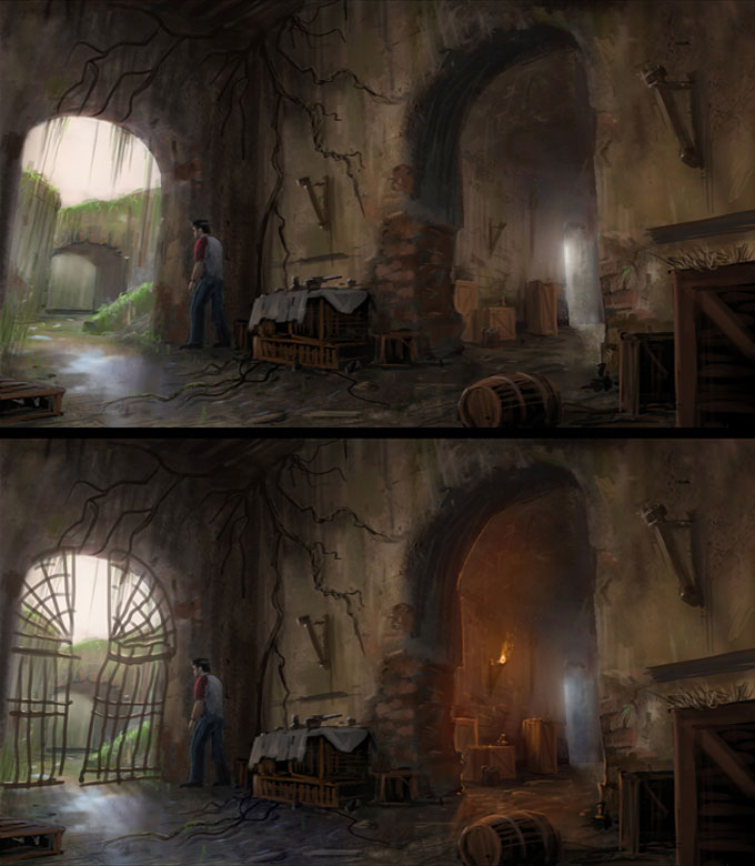Fortress Outlook Art from Uncharted: Drake's Fortune