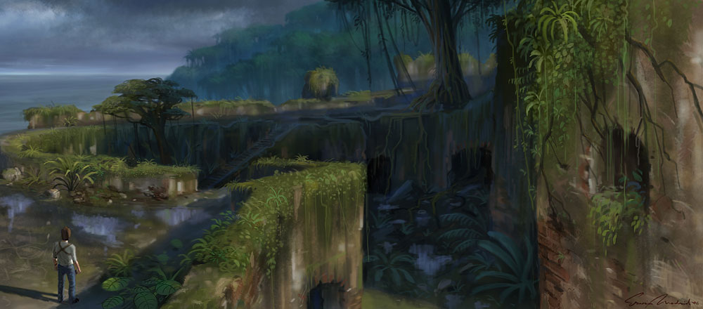 Spanish Fortress Wall Art from Uncharted: Drake's Fortune