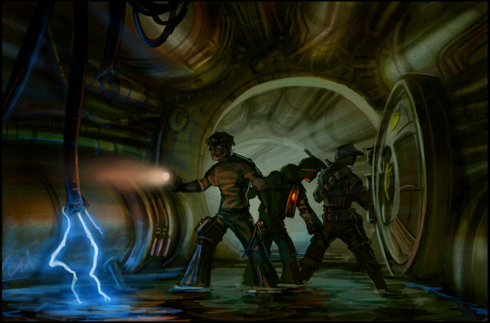 Tunnel Art from Uncharted: Drake's Fortune