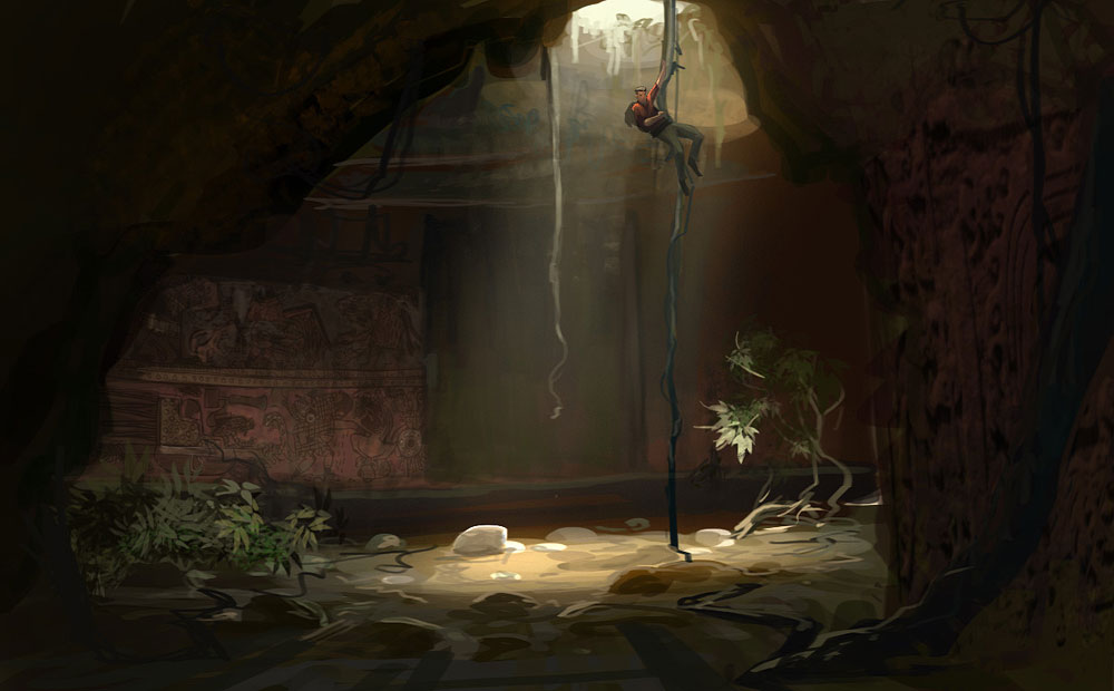 Underground Passage Art from Uncharted: Drake's Fortune