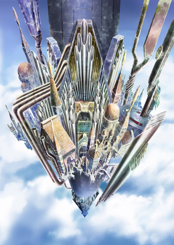 Floating City Art from Ar tonelico: Melody of Elemia