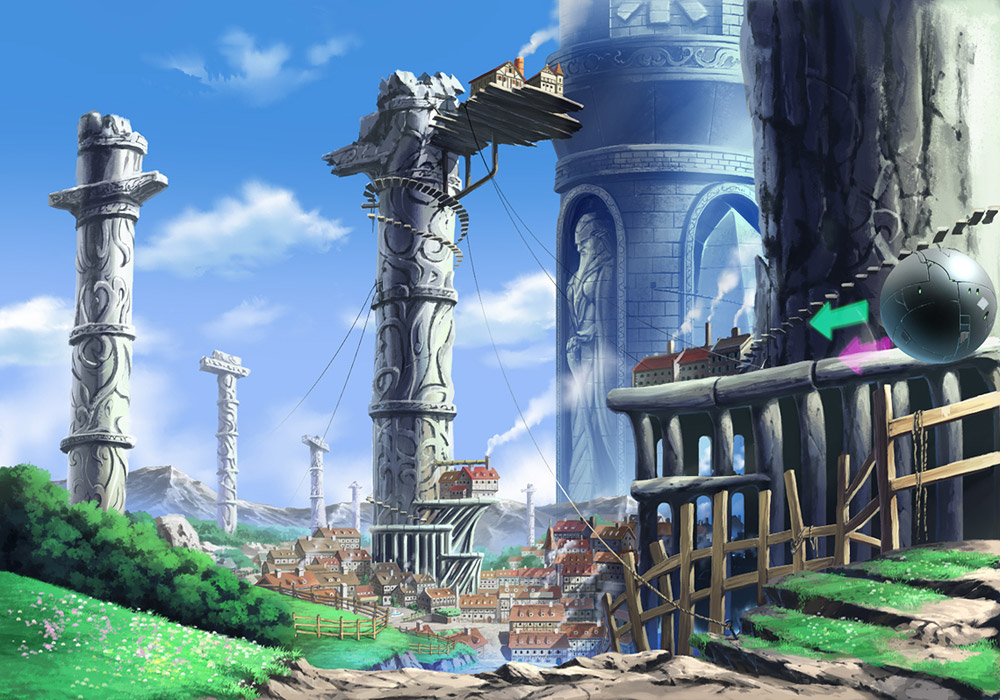 Karulu Village Art from Ar tonelico: Melody of Elemia