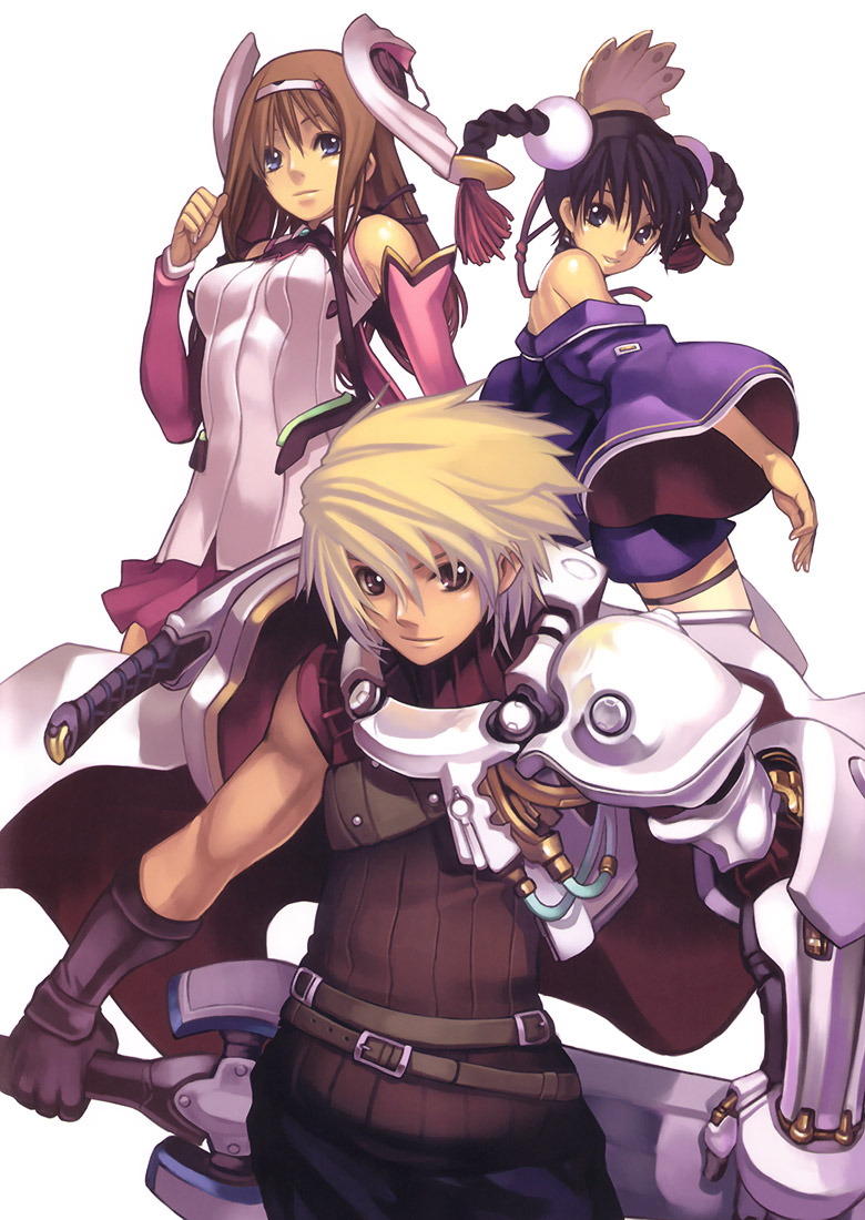 Main Characters Art from Ar tonelico: Melody of Elemia