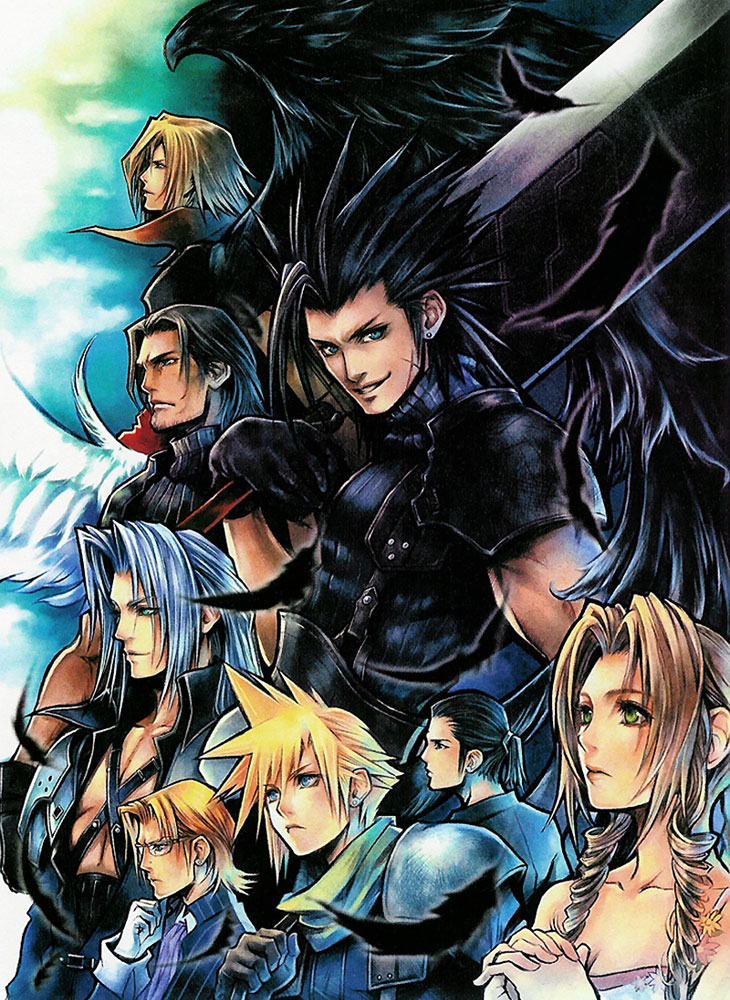 Characters Promotional Art from Crisis Core: Final Fantasy VII