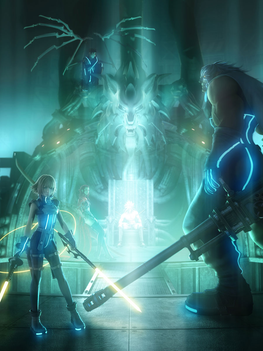 Villain Characters Art from Dirge of Cerberus