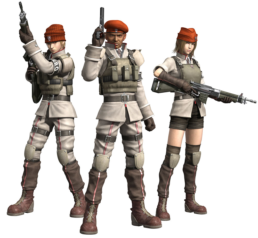 WRO Soldiers Art from Dirge of Cerberus