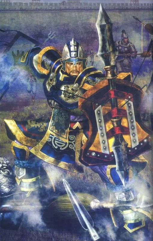 Cao Ren Illustration from Dynasty Warriors 4