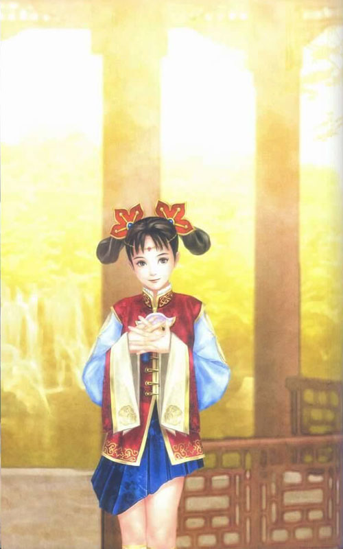 Da Qiao Illustration from Dynasty Warriors 4