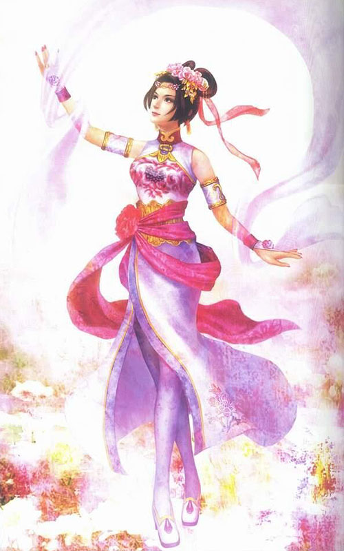 Diao Chan Illustration from Dynasty Warriors 4