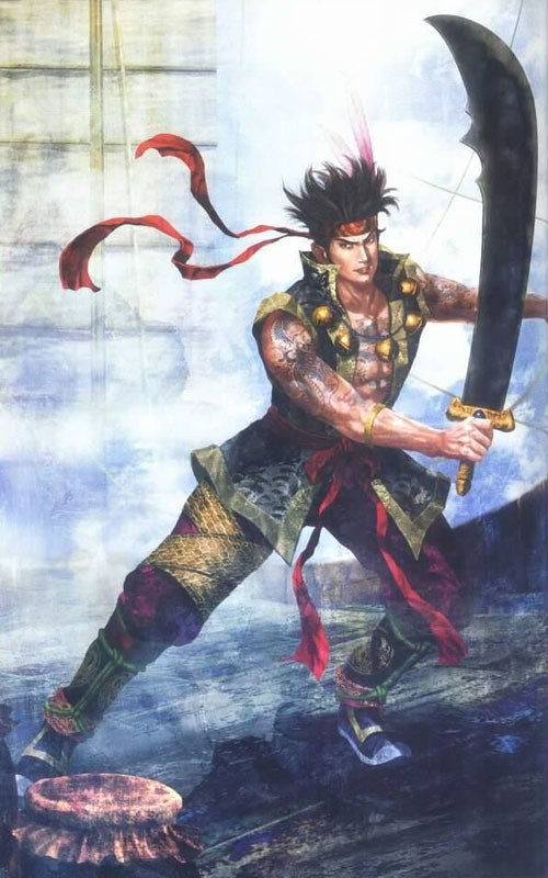 Gan Ning Illustration from Dynasty Warriors 4
