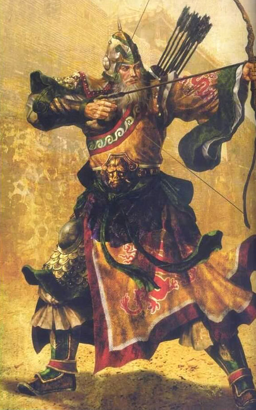 Huang Zhong Illustration from Dynasty Warriors 4