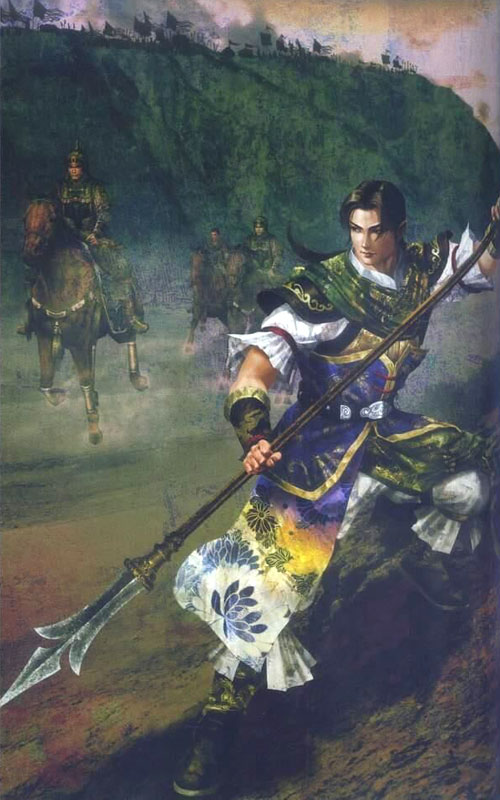 Jiang Wei Illustration from Dynasty Warriors 4