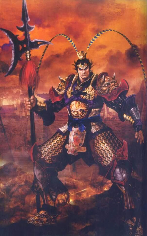 Lu Bu Illustration from Dynasty Warriors 4