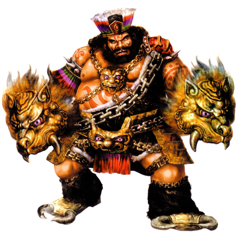 Meng Huo Art from Dynasty Warriors 4