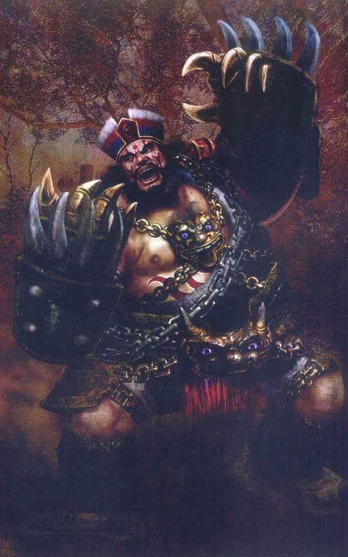 Meng Huo Illustration from Dynasty Warriors 4