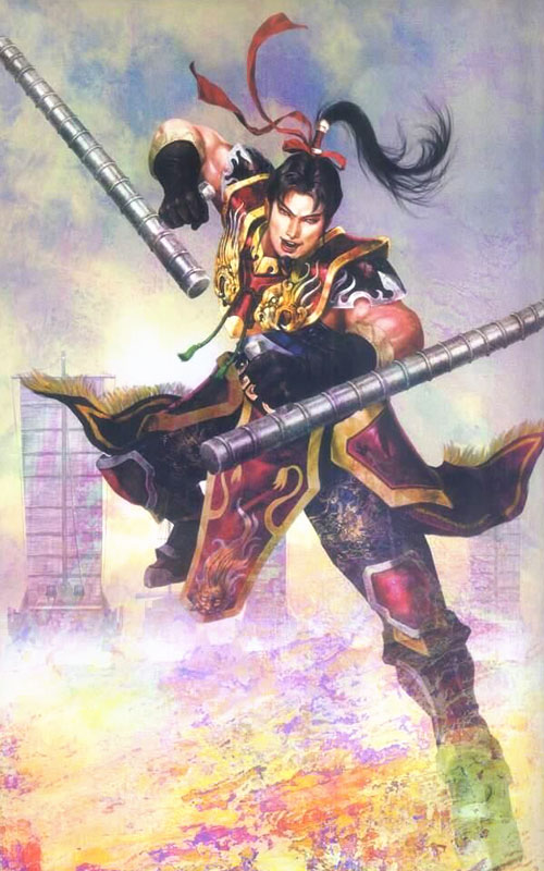 Sun Ce Illustration from Dynasty Warriors 4