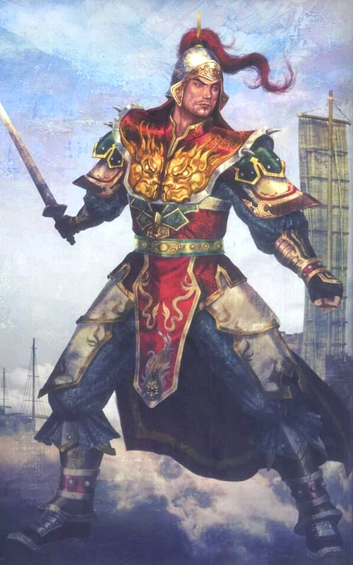 Sun Jian Illustration from Dynasty Warriors 4