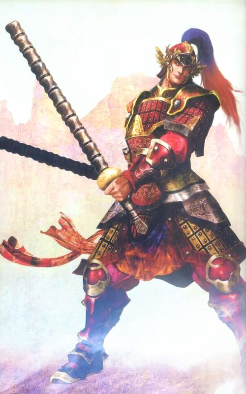Taishi Ci Illustration from Dynasty Warriors 4