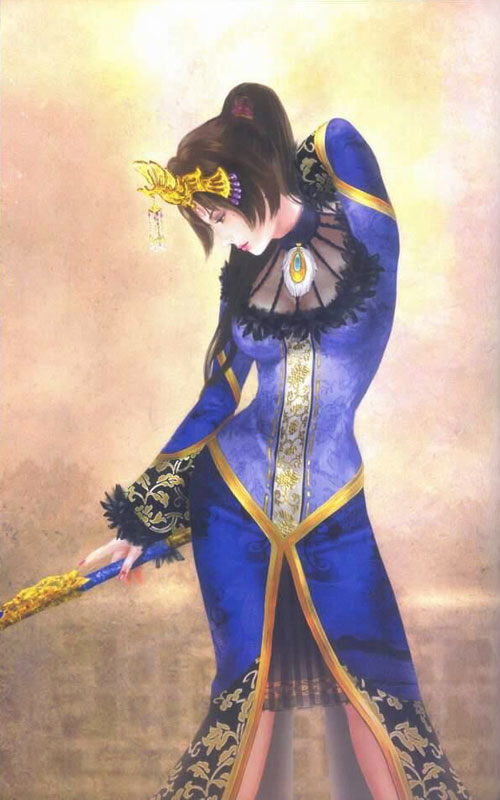 Zhen Ji Illustration from Dynasty Warriors 4