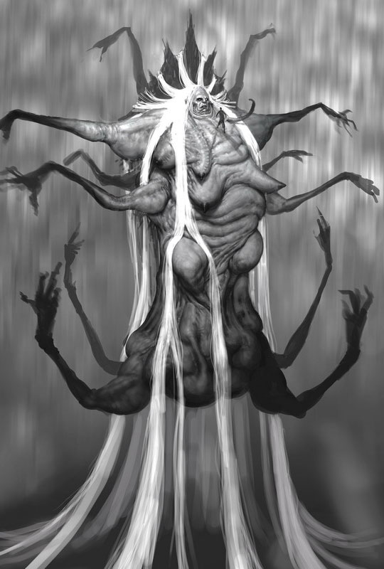 Clotho Final Concept Art from God of War II