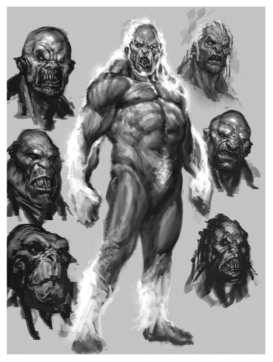 Grunt Heads Art from God of War II