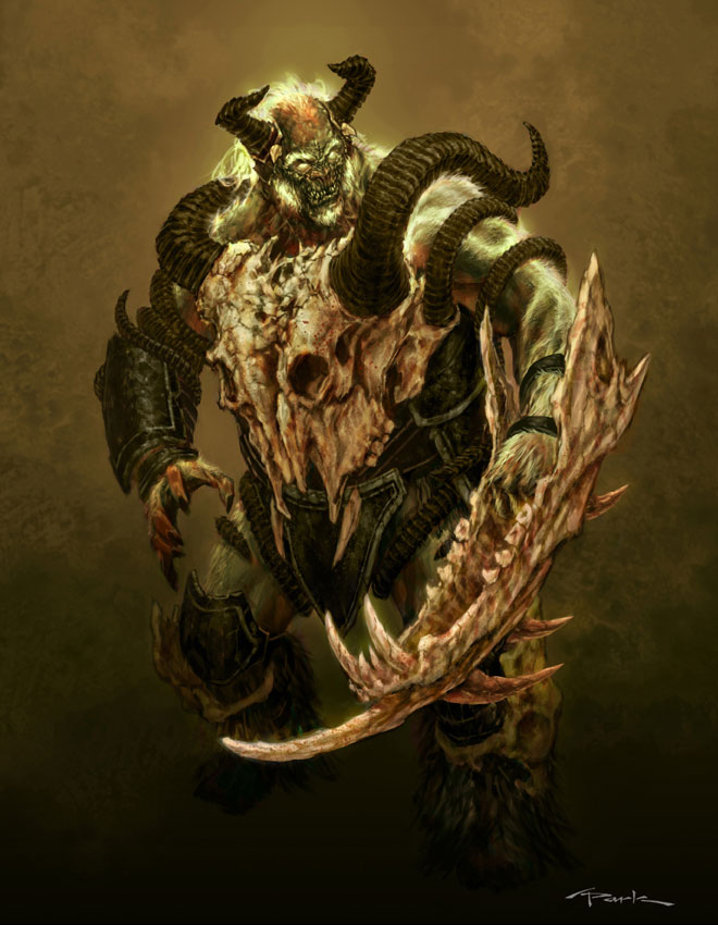Large Grunt Art from God of War II