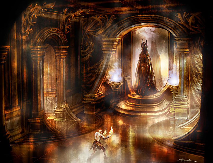 Saddle Room Art from God of War II