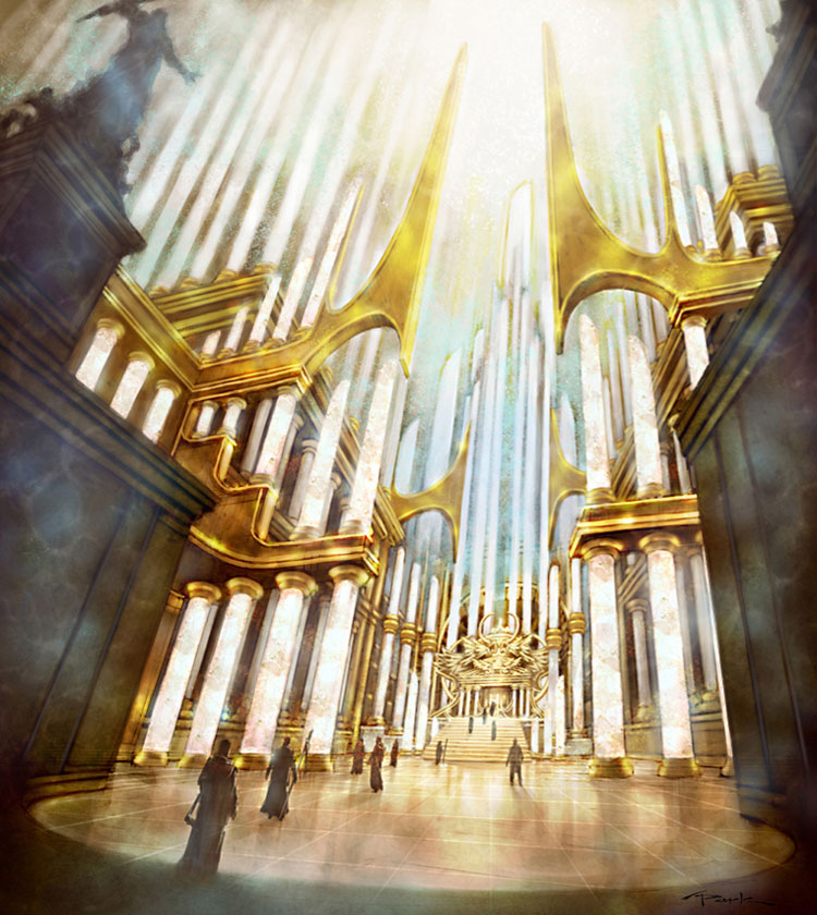 Zeus' Throneroom Art from God of War II