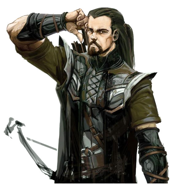 Aidan Concept Art from Guild Wars Prophecies