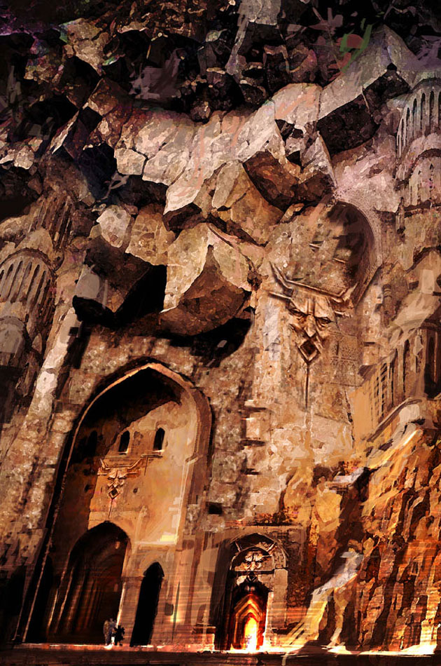 Great Wall Concept Artwork from Guild Wars Prophecies
