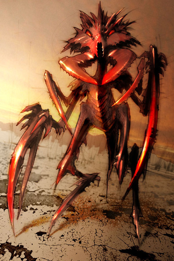 Devourer Concept Art from Guild Wars Prophecies
