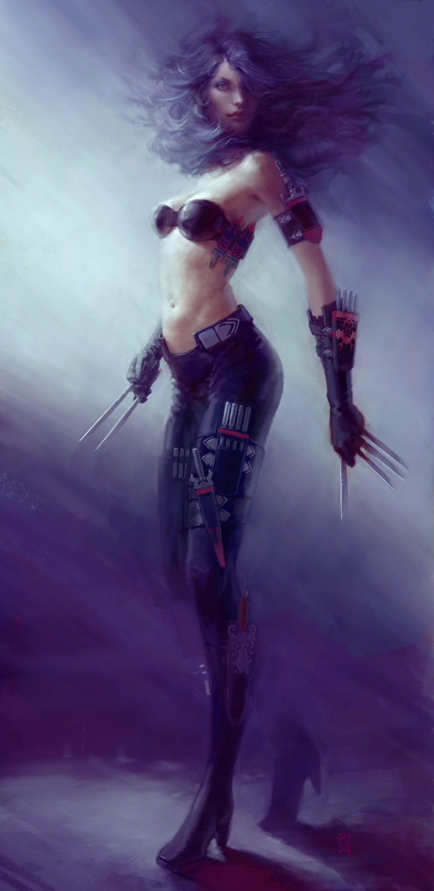 Assassin Pinup Art from Guild Wars Factions