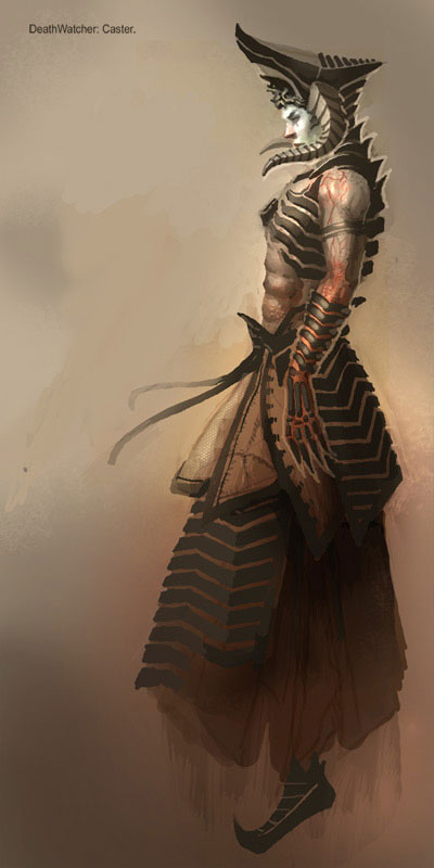 Deathwatcher Male Art from Guild Wars Factions