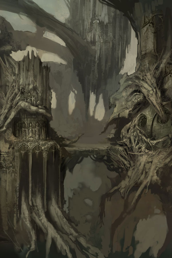 Bridge Concept Art from Guild Wars Factions