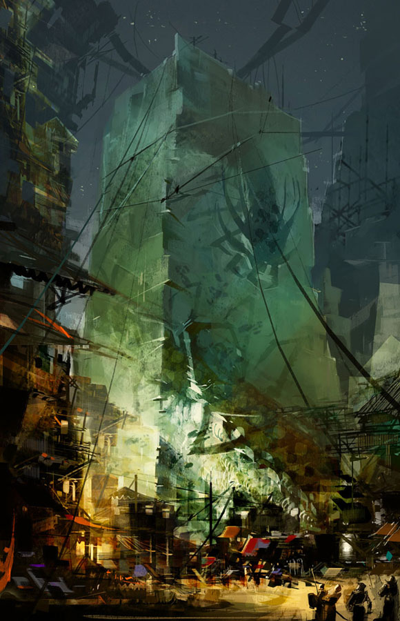 Jade Block Art from Guild Wars Factions