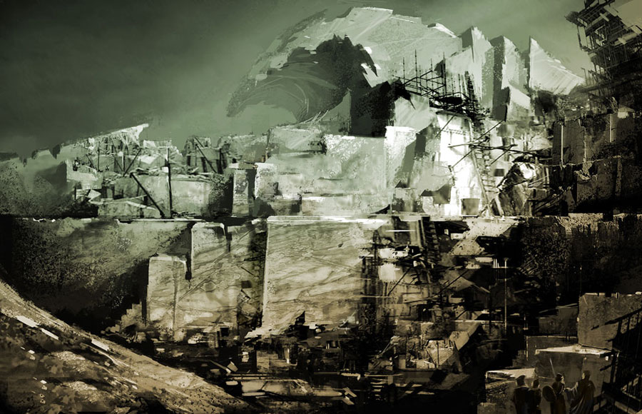 Jade Quarry Art from Guild Wars Factions