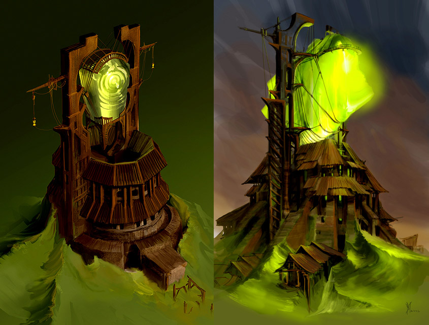 Lighthouse Art from Guild Wars Factions