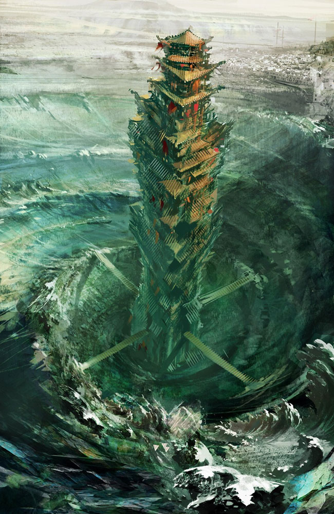 Tower Concept Art from Guild Wars Factions