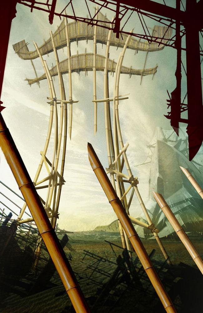 Environment Concept Art from Guild Wars Factions