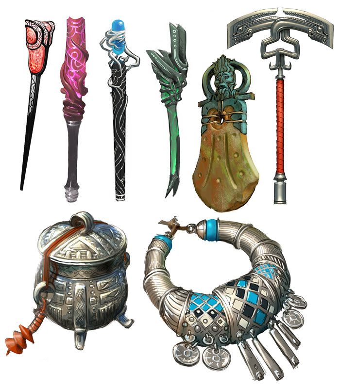 Items Art from Guild Wars Factions
