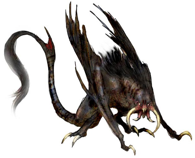 Bat Spider Art from Guild Wars Factions