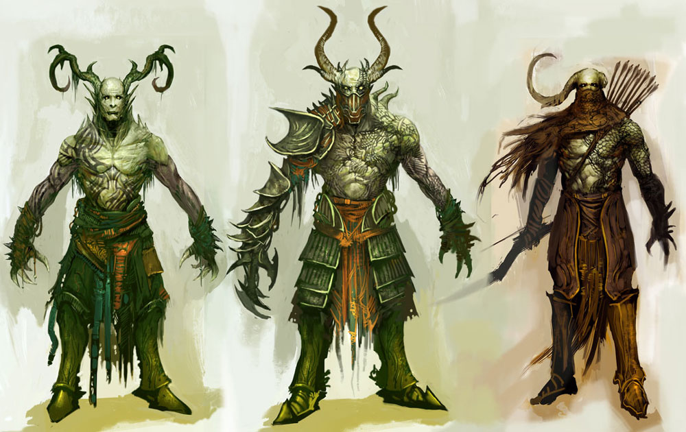 Warden Art from Guild Wars Factions